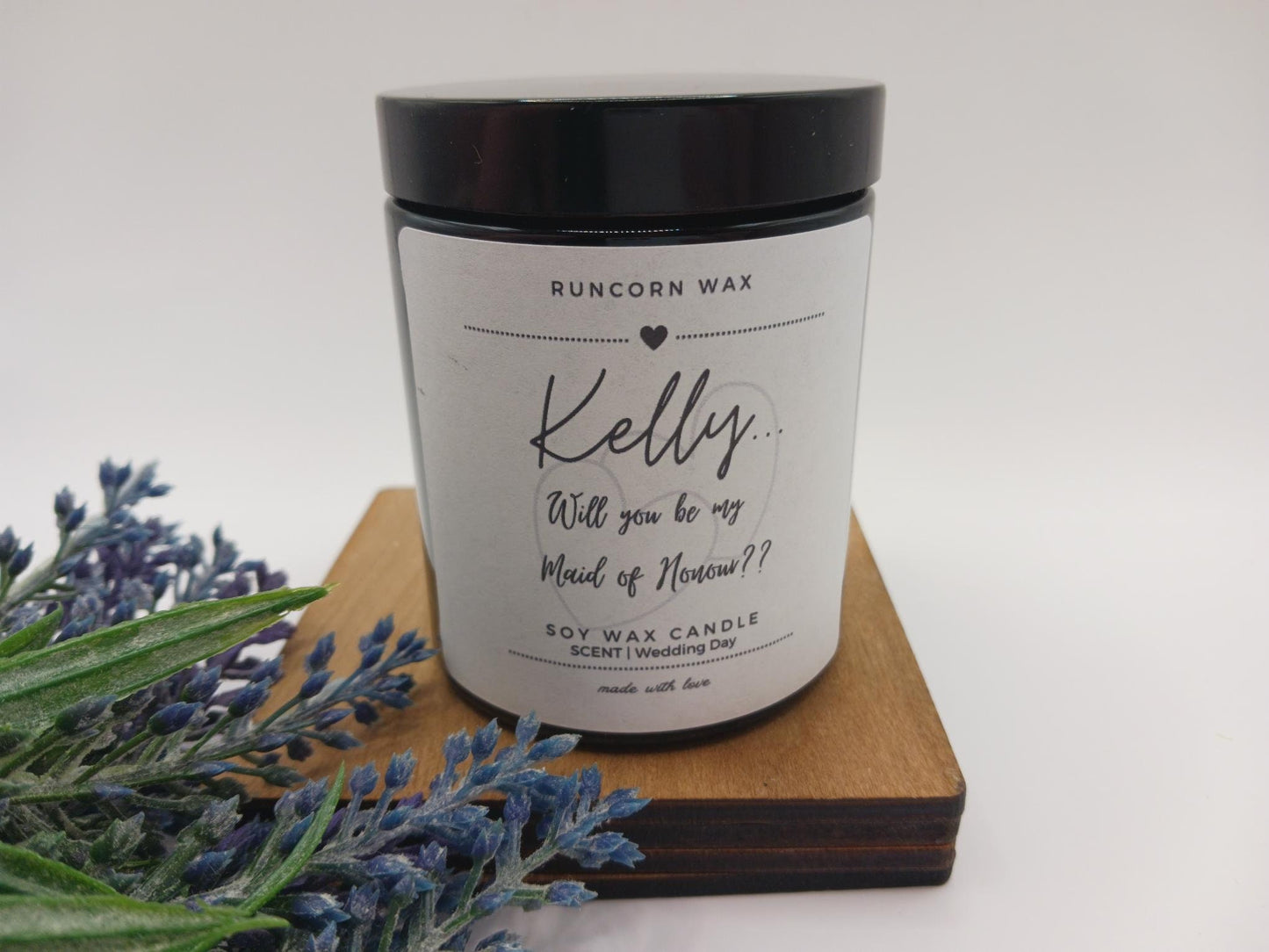 Will You Be My Maid of Honour Candle