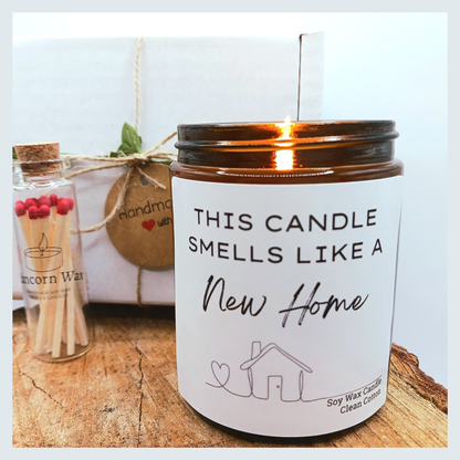 Smells Like a New Home Candle Gift | Soy Wax | Runcorn Wax